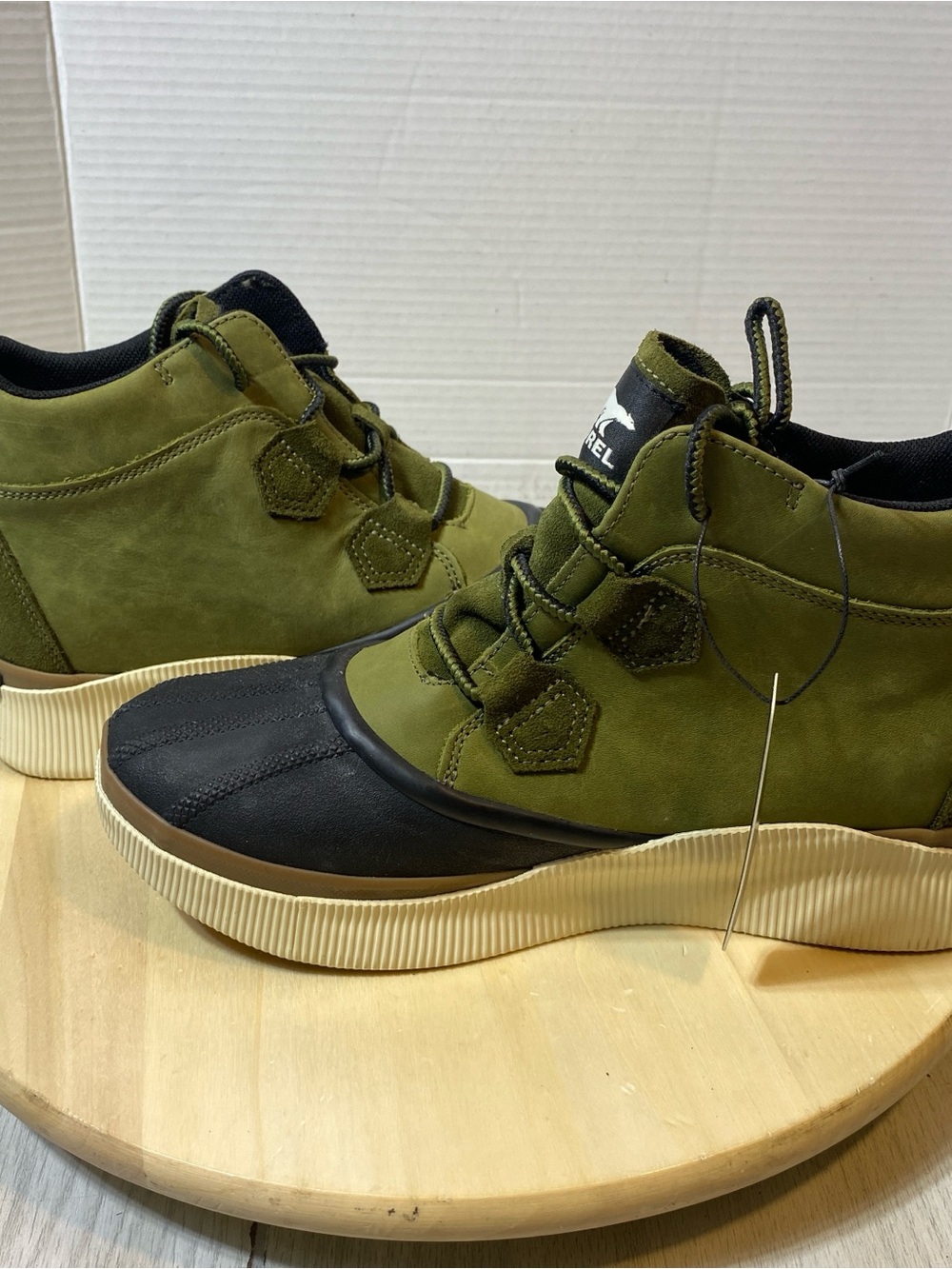Sorel Explorer Joan Waterproof Olive Green Duck Boots Women's Size 11 / EU 42 EU - Picture 4 of 10